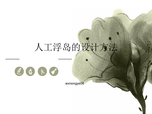 人工浮岛的设计方法