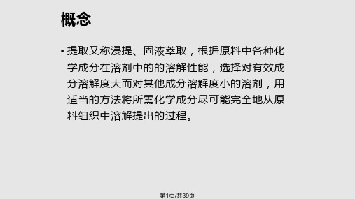 溶剂提取法PPT课件