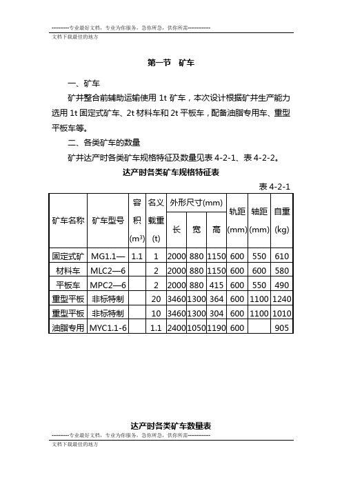 运输专项设计及设备选型