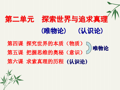 人教版高中政治必修四4.1世界的物质性 (共26张PPT)