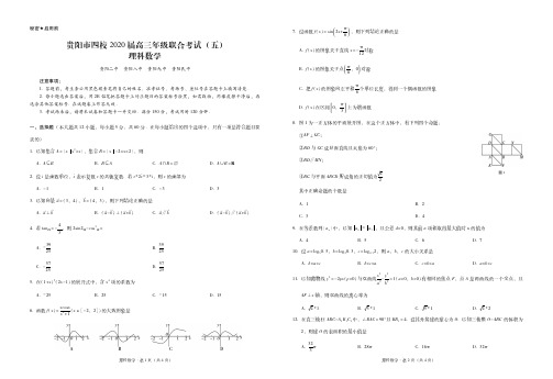 贵阳市四校2020届高三年级联合考试(五)理数-试卷