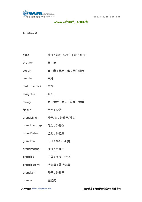 收藏:基础英语1600词分类速记!