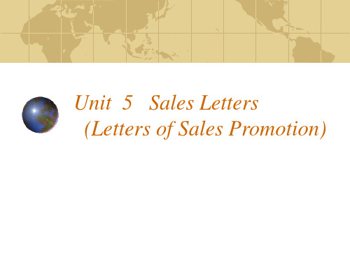 Unit 5 Sales Promotion