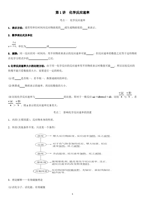 (完整版)化学平衡知识点总归纳,推荐文档