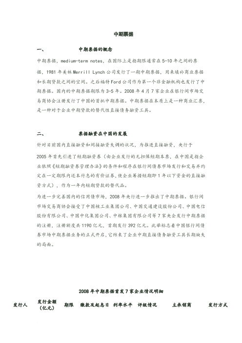 中期票据业务-业务特点及发行条件.docx