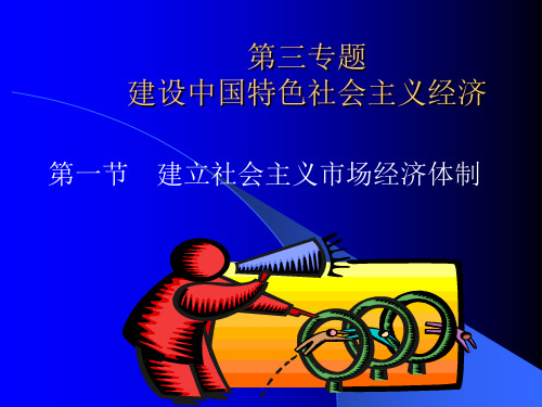 第三专题--建设中国特色社会主义经济ppt