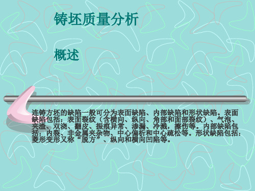 铸坯质量分析