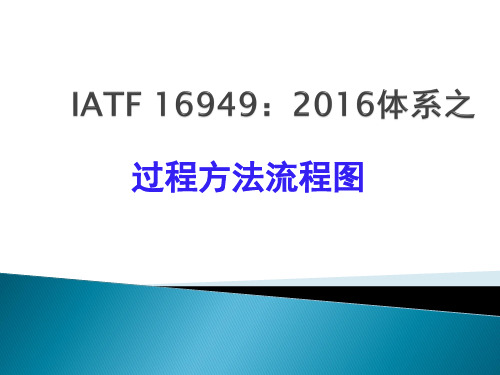 IATF16949过程方法流程图