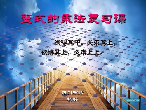 整式的乘法专项复习课
