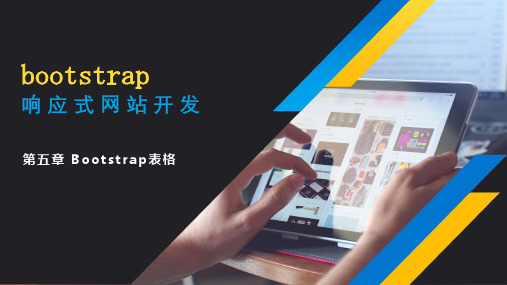 bootstrap响应式网站开发实例教程课件第5章