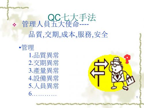 QC七大详细手法