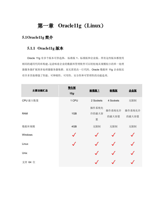 linux系统下安装Oracle11g数据库