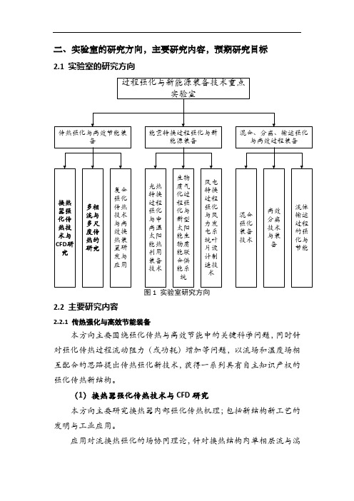 试验室的研究方向