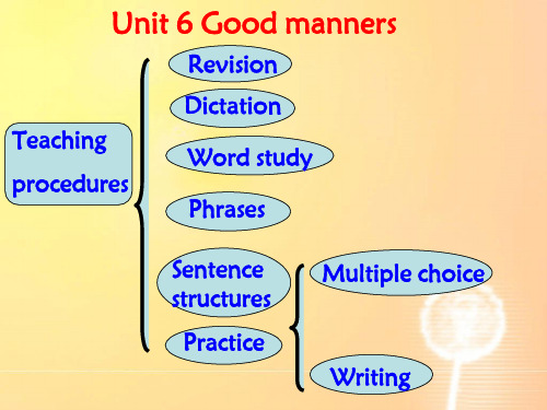 高三英语unit6 good manners..ppt