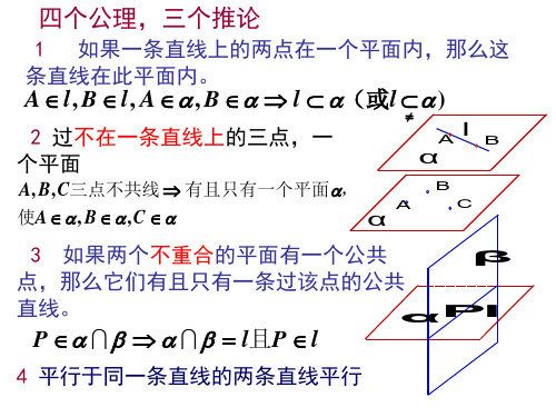 立体几何平行与垂直定理总结