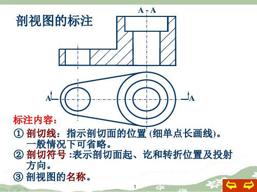 剖视图的标注