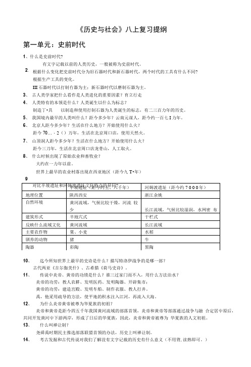 《历史与社会》八上复习提纲.doc