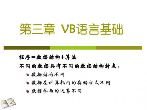 vb第三章vb语言基础