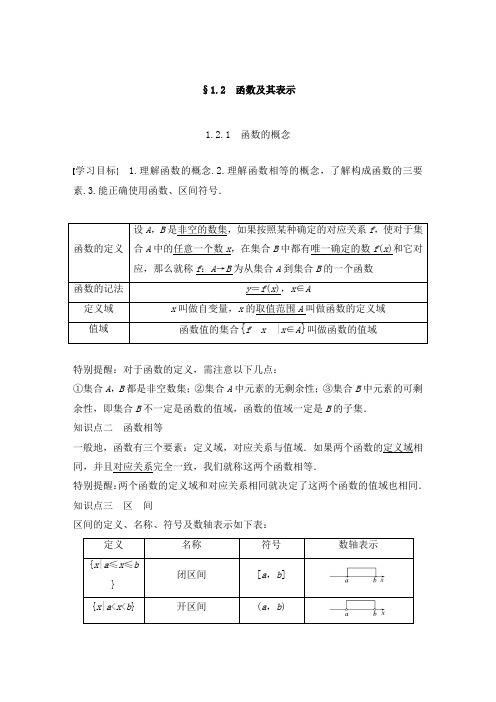 人教A版高中数学必修1《1.2 函数及其表示 习题1.2》_20