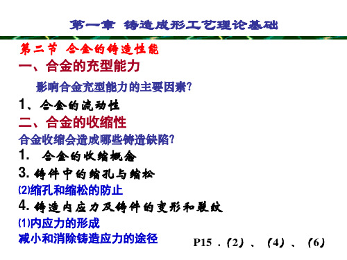 材料成型技术基础总结