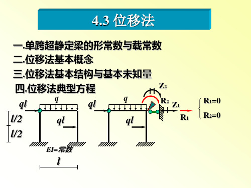 位移法典型方程