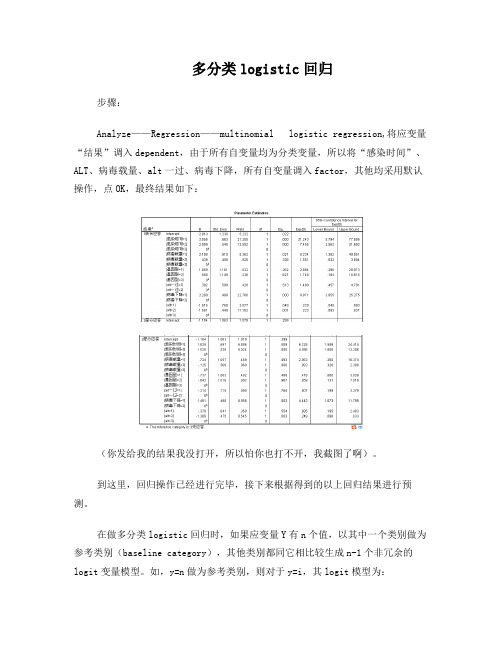 多分类Logistic回归