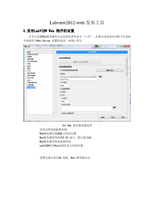 Labview2012-web发布工具使用方法