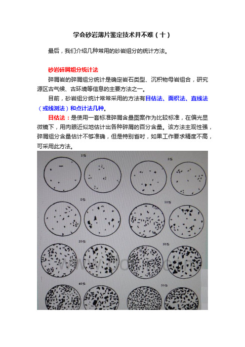 学会砂岩薄片鉴定技术并不难（十）