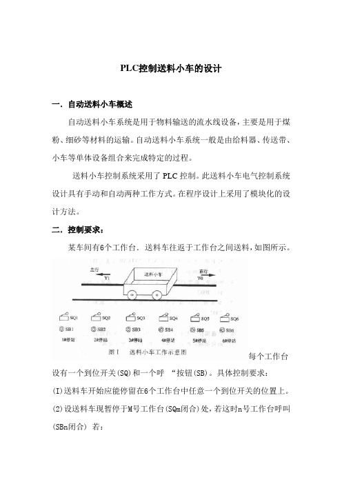 plc控制小车自动送料