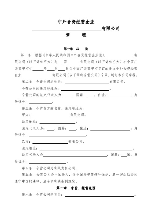 中外合资经营企业.doc