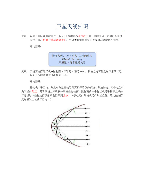 卫星天线知识