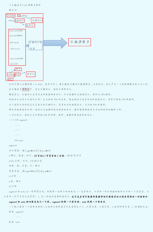 《汇编语言》4.2源程序解析