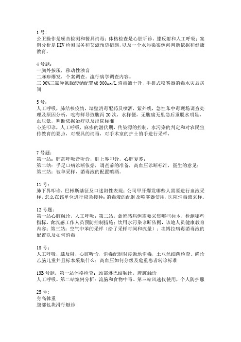 2015年公卫职业医真题回忆版详解