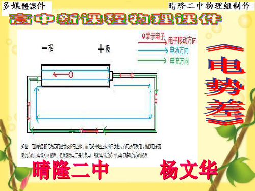 《电势差》(教学).ppt课件