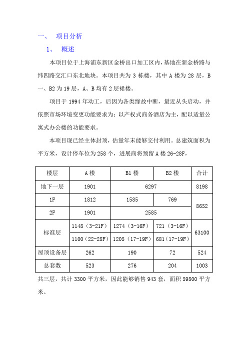 碧云中惠项目策划书