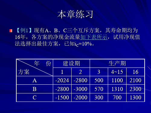 工程经济学课件6