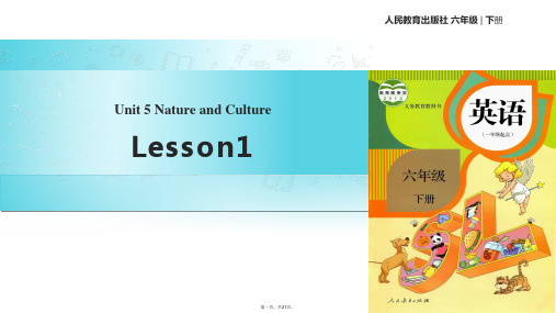 六年级下册英语课件-Unit5 Nature and Culture Lesson1∣人教(新起点)