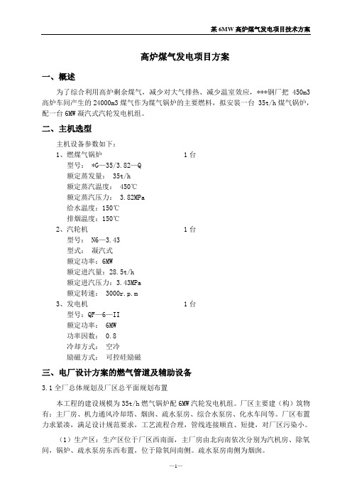 高炉煤气发电