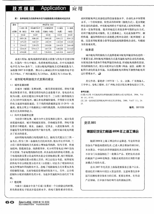 德国伦茨全力筹备2008年上海工博会