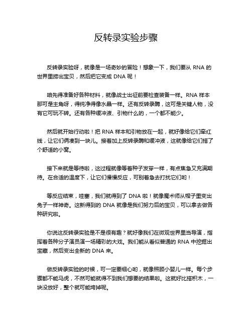 反转录实验步骤