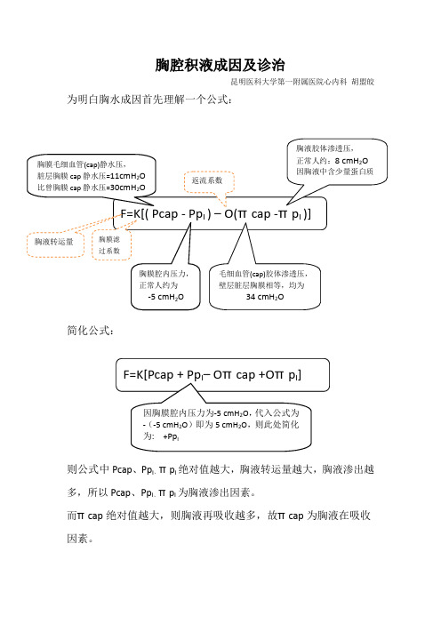 渗出液、漏出液的形成机制