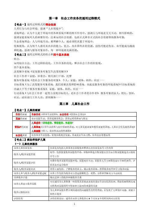 2024中级实务考前必看10页纸