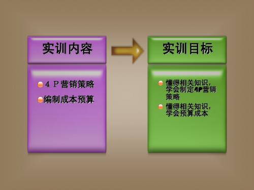 M4成本预算与营销策划_要点