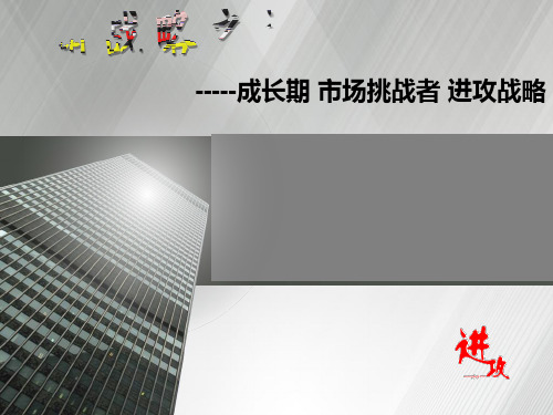 营销战略之进攻战