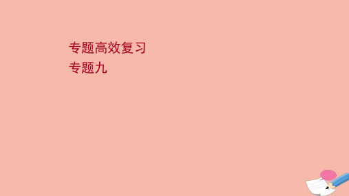 2022高考历史一轮复习专题高效复习专题九中国社会主义建设道路的探索及近现代社会生活的变迁课件