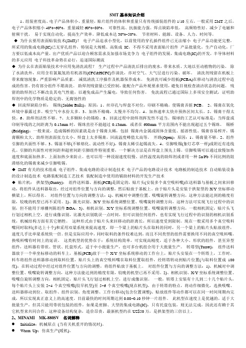 SMT基本知识介绍1