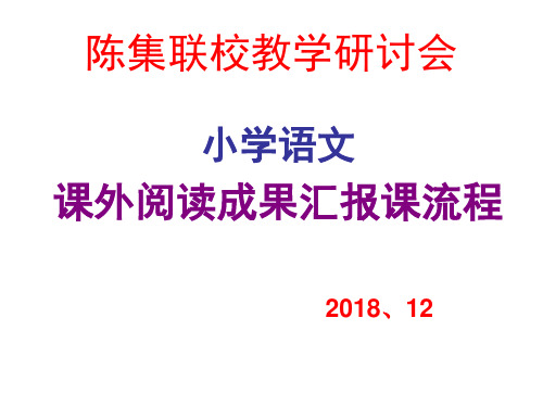 课外阅读汇报课《假如给我三天光明》