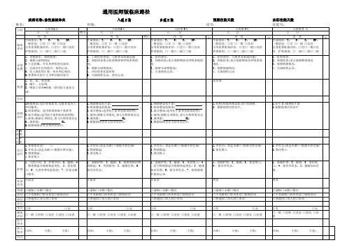 临床路径—儿科急性扁桃体炎