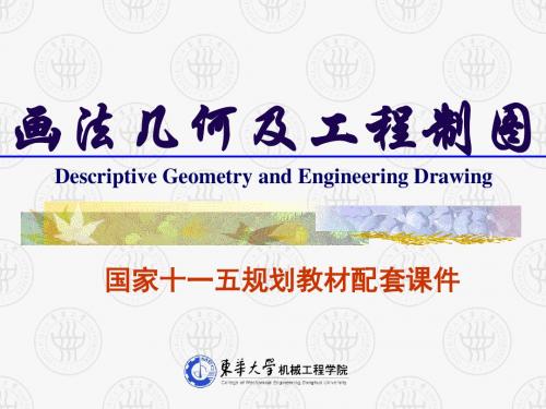 01画法几何及工程制图第1章点和直线综述