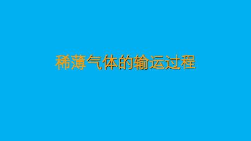 高二物理竞赛课件稀薄气体的输运过程